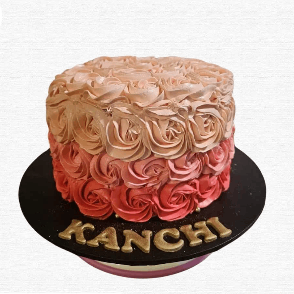 The Roseate Ombre Rosette Cake